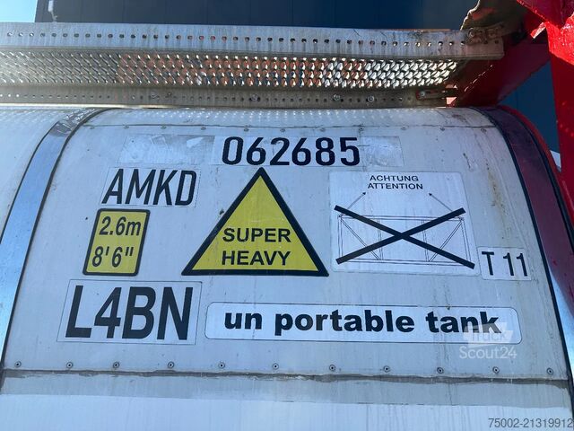 Kontener cysternowy Van Hool 20FT SWAP BODY / 30.800L / AMKD / L4BN / UN POR...