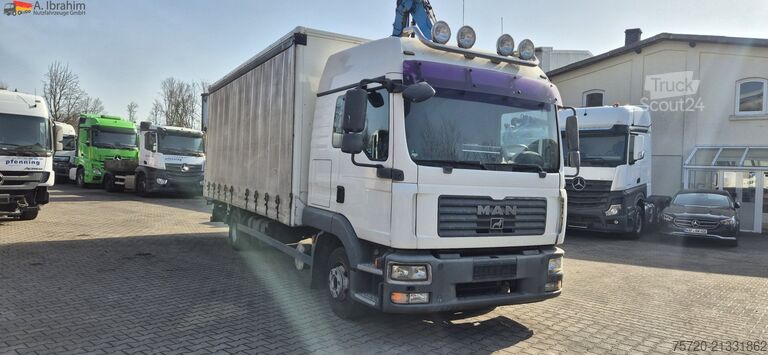 Camion bâché MAN TGL 8.210 LBW | BL | Manuell Koffer | Plane | Schlafkabine