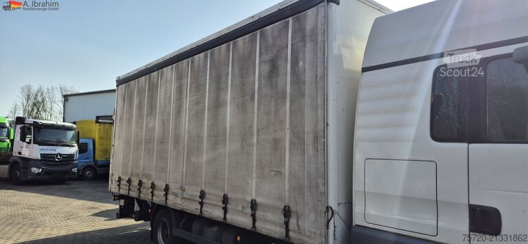 Camion bâché MAN TGL 8.210 LBW | BL | Manuell Koffer | Plane | Schlafkabine