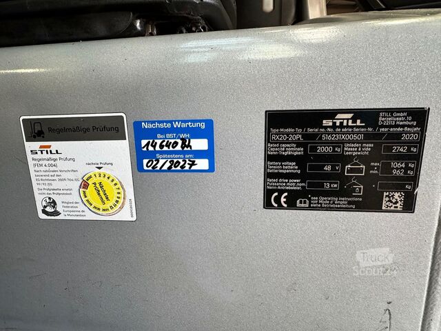 Električni viljuškar Still RX 20-20PL [ID: 53]