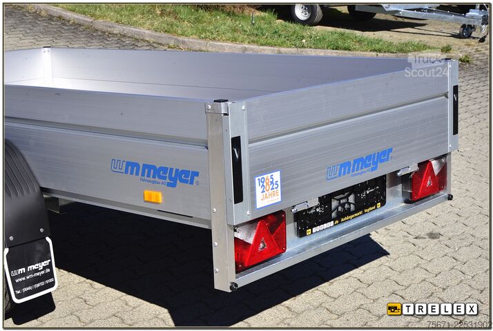 Autotrailer WM Meyer HZ 7525/126 Aluanhänger 750 kg 251 x 126