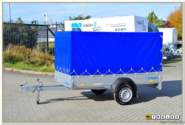 Autotrailer WM Meyer HZ 7525/126 Aluanhänger 750 kg 251 x 126