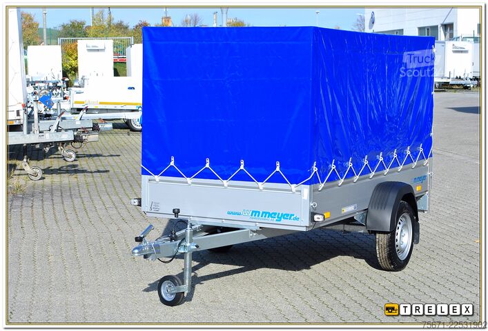 Autotrailer WM Meyer HZ 7525/126 Aluanhänger 750 kg 251 x 126