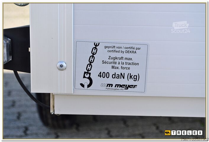 Autotrailer WM Meyer HZ 7525/126 Aluanhänger 750 kg 251 x 126