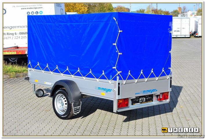 Autotrailer WM Meyer HZ 7525/126 Aluanhänger 750 kg 251 x 126