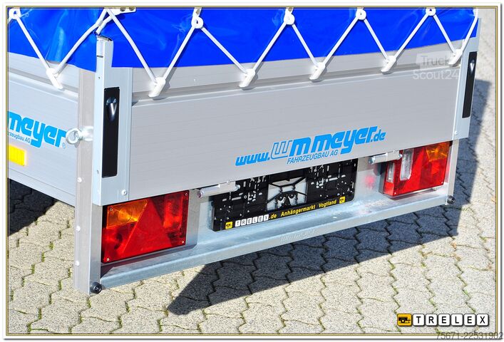 Autotrailer WM Meyer HZ 7525/126 Aluanhänger 750 kg 251 x 126