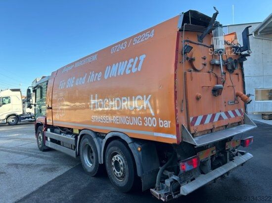 Вантажівка спеціального призначення MAN TGA 26.440 6X2-2 LL, HOCHDRUCK KEHRMASCHINE 300 BAR,  LENK-LIFTACHSE, VOLL-LUFT, E4