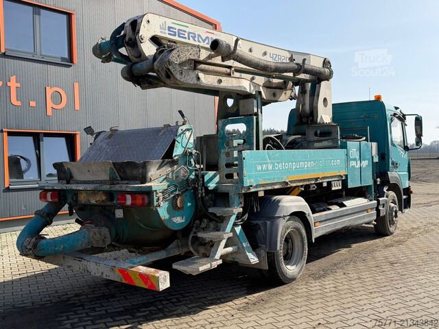 Αντλία σκυροδέματος Mercedes-Benz ATEGO 1527 4x2 POMPA DO BETONU SERMAC CITYPUMP ...