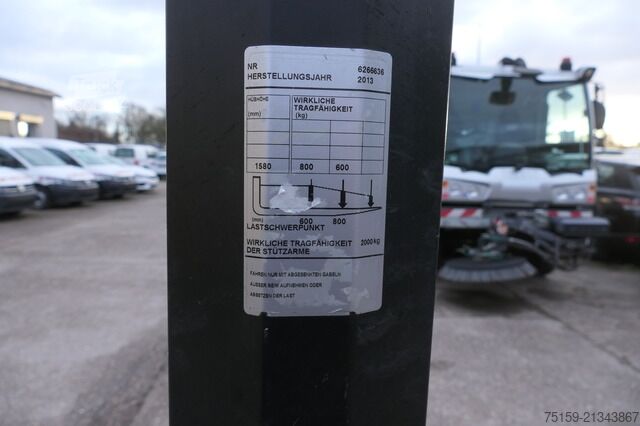 Wózek podnośnikowy ręczny bt SWE 080L Batterie 05/2020