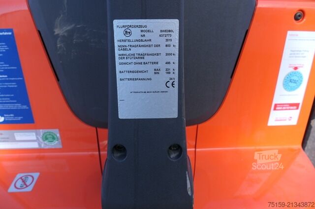 Wózek podnośnikowy ręczny bt SWE 080L Batterie 21/2025