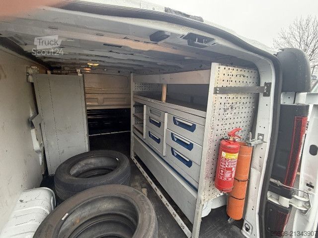 Dobozos furgon Opel Vivaro B 1,6 CDTI L2H1 3,0t, AHK, Sortimo-Regale