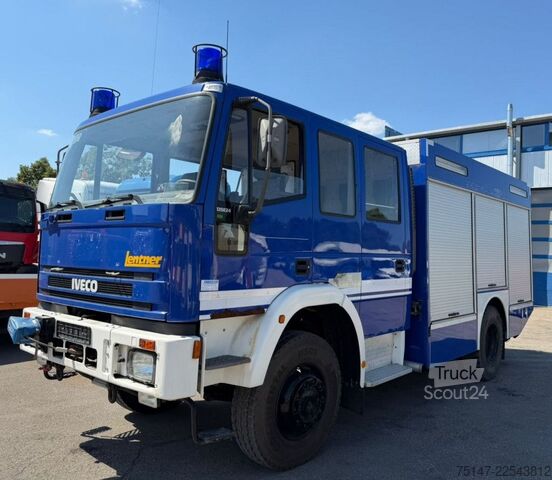 Φορτηγό κουτί (κουρμπαριστό) IVECO FF135E24W 4x4 Allrad THW GKW Seilwinde 9-Sitzer