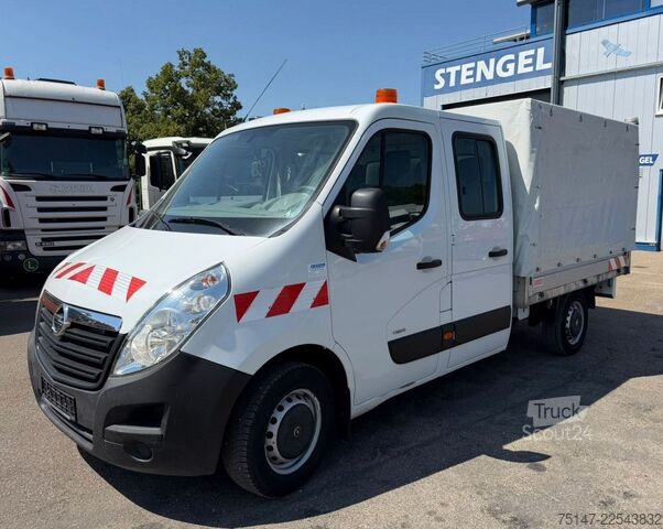 Βαν με κουρτίνα πλευράς OPEL F3500 MOVANO Doka 7-Sitzer 4-Türer Automatik AHK