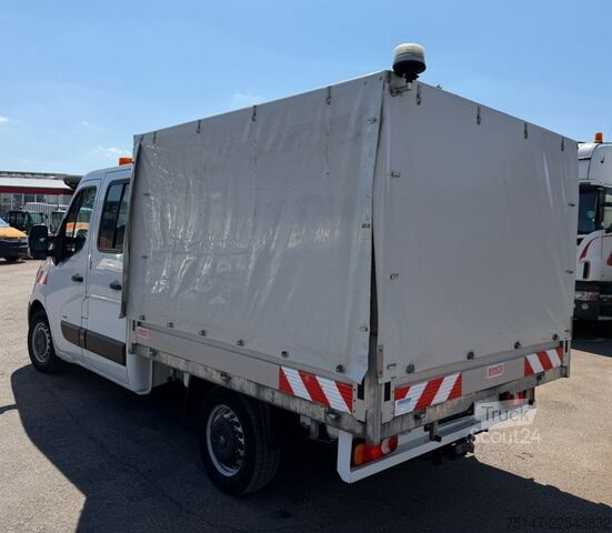 Βαν με κουρτίνα πλευράς OPEL F3500 MOVANO Doka 7-Sitzer 4-Türer Automatik AHK