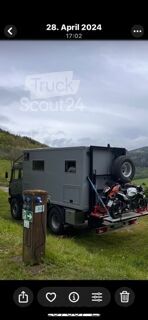 Husbils-lastbil 4x4 Mercedes-Benz 917 AF