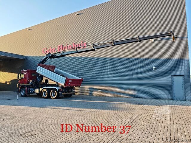 Benne à 3 côtés Mercedes-Benz Axor 2648 6x4 Hiab X-Hiduo 228E-5 Dautel 3 seit...