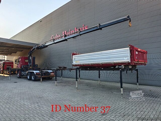 Benne à 3 côtés Mercedes-Benz Axor 2648 6x4 Hiab X-Hiduo 228E-5 Dautel 3 seit...