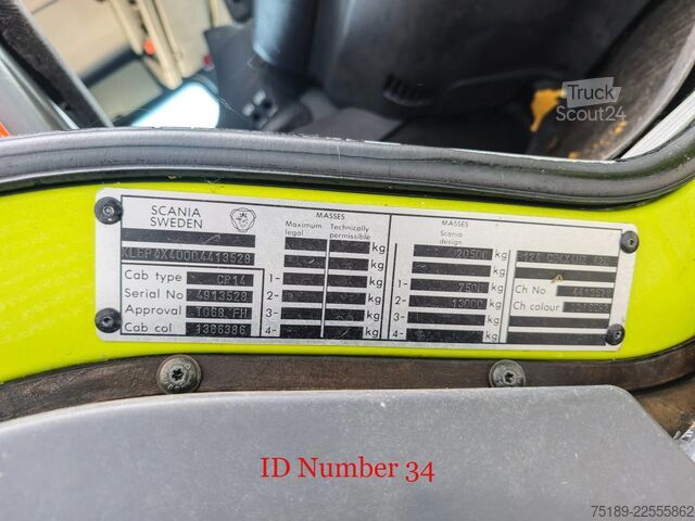 Пожарная машина Scania P124C 420 4x4 Hauser 2000 Winde Wasserwerfer Li...
