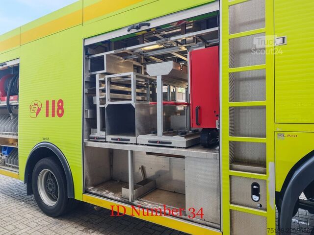 Пожарная машина Scania P124C 420 4x4 Hauser 2000 Winde Wasserwerfer Li...