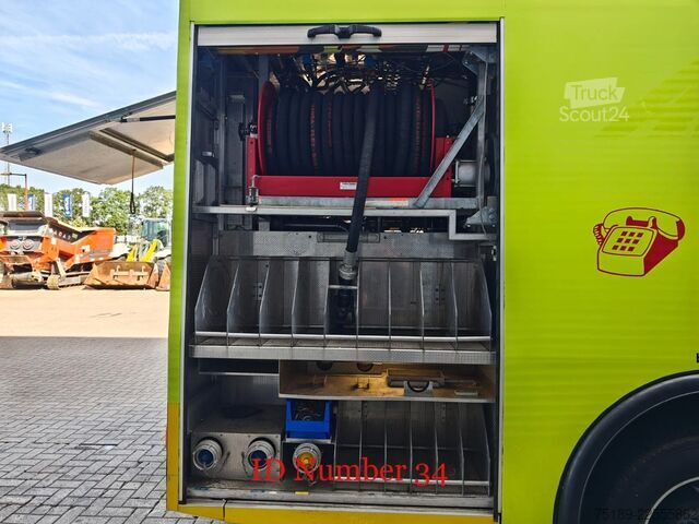 Пожарная машина Scania P124C 420 4x4 Hauser 2000 Winde Wasserwerfer Li...