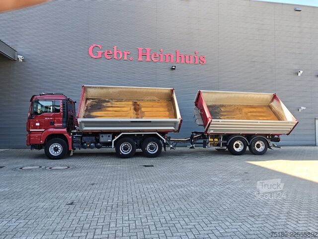 Ανατροπή 3 όψεων MAN TGS 26.460 6x4 + Schwarzmuller Z2