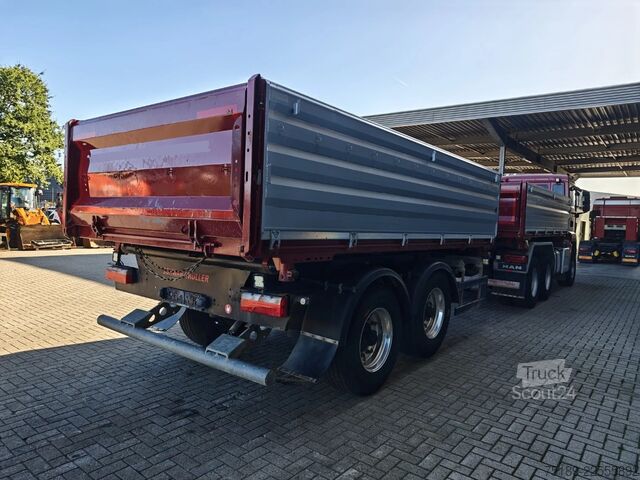 Ανατροπή 3 όψεων MAN TGS 26.460 6x4 + Schwarzmuller Z2