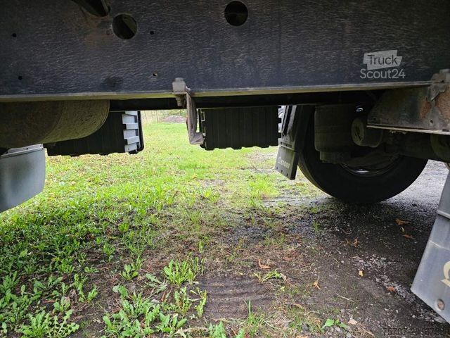 Otevřený návěs s plachtou KRONE Gardine Standard, Plaettenkasten, Liftachse