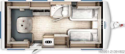 Karavāna Fendt Tendenza 560 SG Mod.2026 2000kg TV Halter