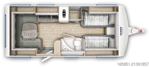 Karavāna Fendt Bianco Selection 515 SG Mover Markise FH