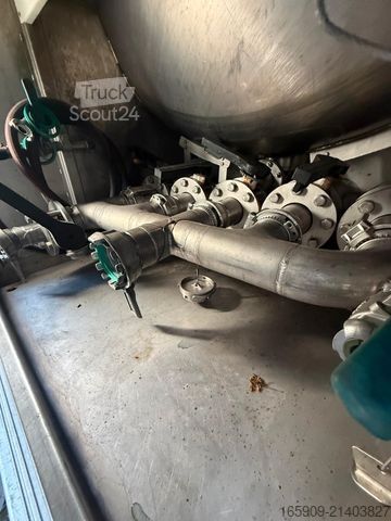 Tanker yarı römork SCHRADER D/NRW/0341, Edelstahl 5 x 5000Liter