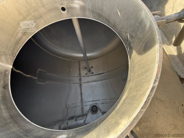 Tanker yarı römork SCHRADER D/NRW/0341, Edelstahl 5 x 5000Liter