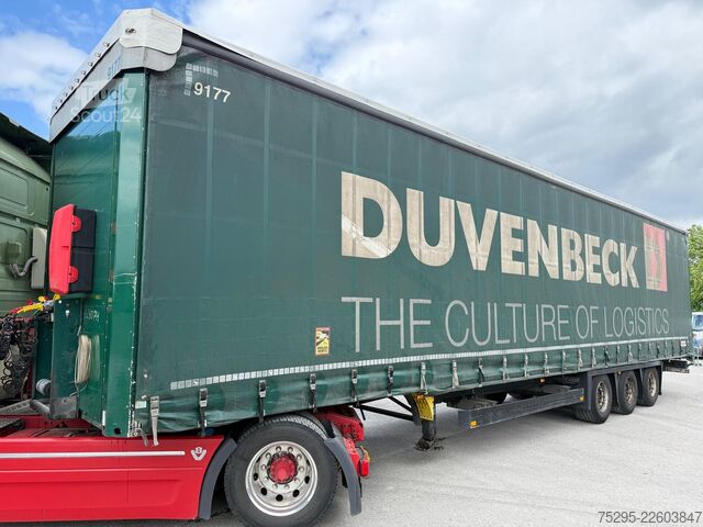 Hyötyajoneuvo Schmitz Cargobull 3 Achs Mega Trailer Hubdach top Reifen verzinkt
