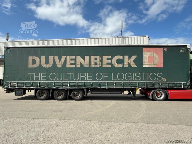 Hyötyajoneuvo Schmitz Cargobull 3 Achs Mega Trailer Hubdach top Reifen verzinkt