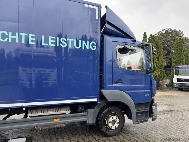Atego 818 L || катастрофа || фургон със задна подемна платформа Mercedes-Benz Atego 818 L || Unfall || Koffer m. LBW