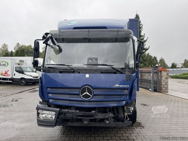 Atego 818 L || катастрофа || фургон със задна подемна платформа Mercedes-Benz Atego 818 L || Unfall || Koffer m. LBW