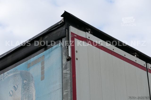 Atvērta puspiekabe ar tentu SCHMITZ CARGOBULL SCB S3T HUBDACH  Edscha XL Code Liftachse