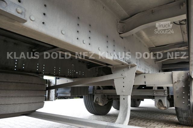 Atvērta puspiekabe ar tentu SCHMITZ CARGOBULL SCB S3T HUBDACH  Edscha XL Code Liftachse
