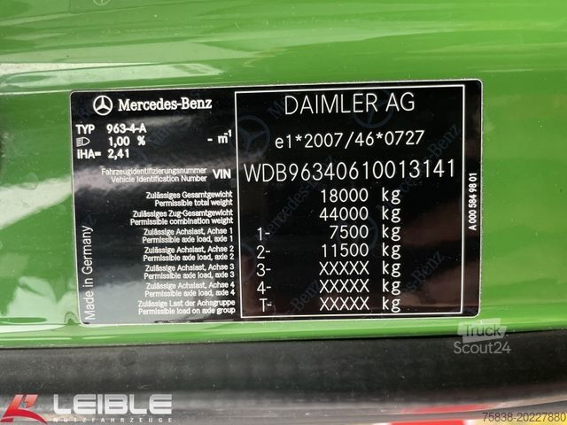 Standarta vilcējs MERCEDES-BENZ Actros 1848 Mega*Big Space*Luft*Standklima*