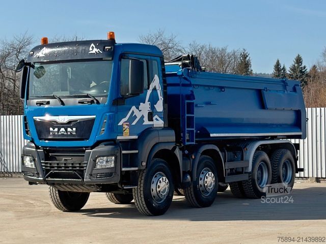 Camion benne MAN TGS 35.480 KIPPER * 8x4 * TOPZUSTAND