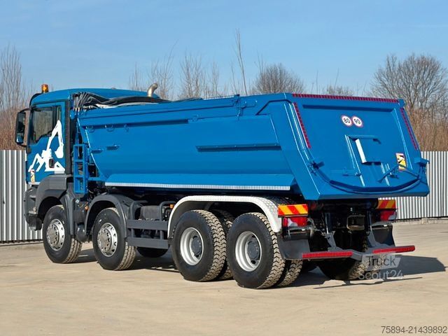 Camion benne MAN TGS 35.480 KIPPER * 8x4 * TOPZUSTAND
