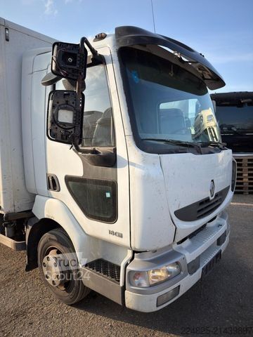 Box truck RENAULT MIDLUM KOFFERAUFBAU+LBW*2013*EURO5*