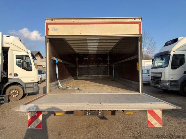 Box truck RENAULT MIDLUM KOFFERAUFBAU+LBW*2013*EURO5*