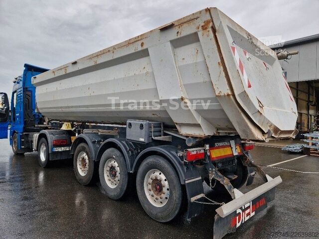 Tiptrailer SCHWARZMÜLLER Stahlmulde HARDOX 28 m³