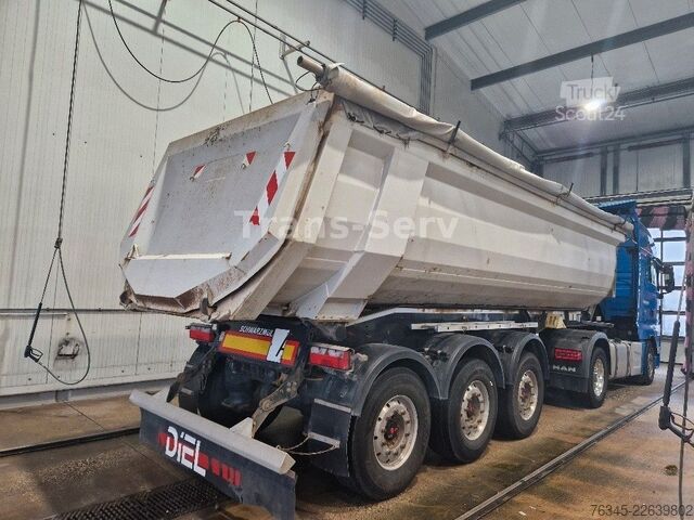 Tiptrailer SCHWARZMÜLLER Stahlmulde HARDOX 28 m³