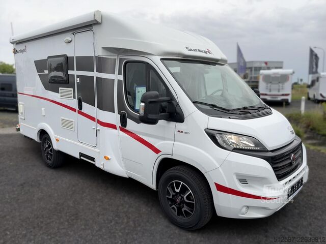 Half-integraal camper SUNLIGHT T 58 SAT/TV,Solar,RFK,Markise