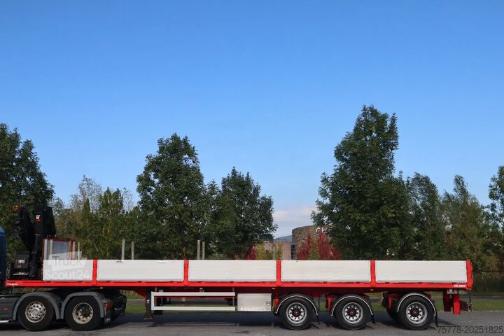Platform römorku Kelberg HIAB 228-4 | 3 AXLE | LIFT AXLE | 2X STEERING |...