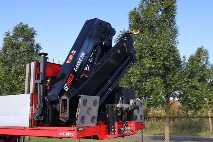 Platform römorku Kelberg HIAB 228-4 | 3 AXLE | LIFT AXLE | 2X STEERING |...