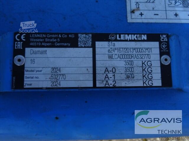 Ploeg Lemken DIAMANT 16 VU 6+1 L 100