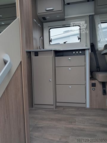 Camping-car semi-intégré CARADO T 457 pro + / TV/Hubbett/Multimediapaket