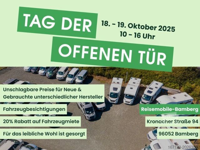 Autorulotă semi-integrată CARADO T 328 5 Sitz und Schlafplätze